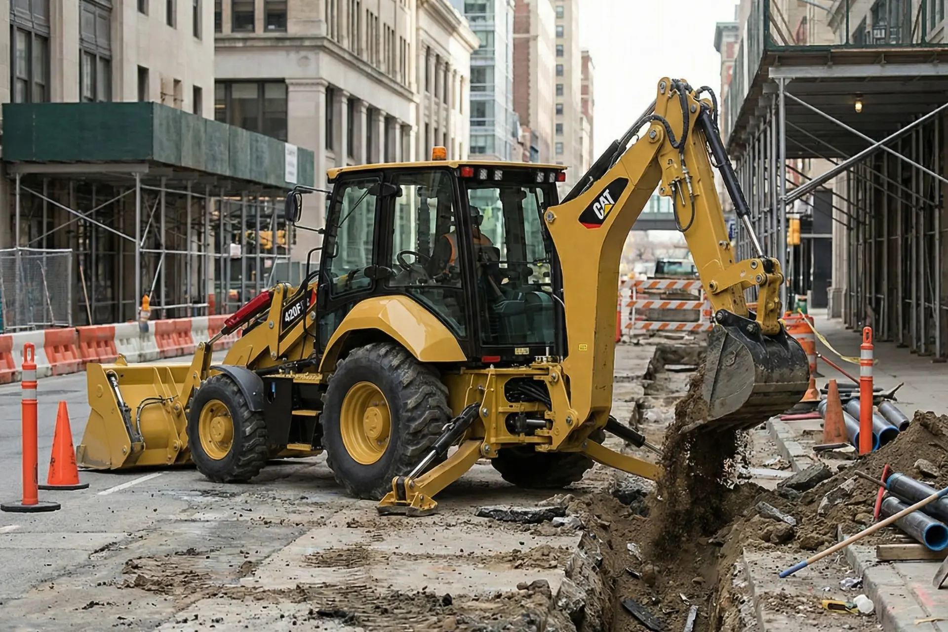 Retroexcavadora CAT 420F2 - Thumbnail 2