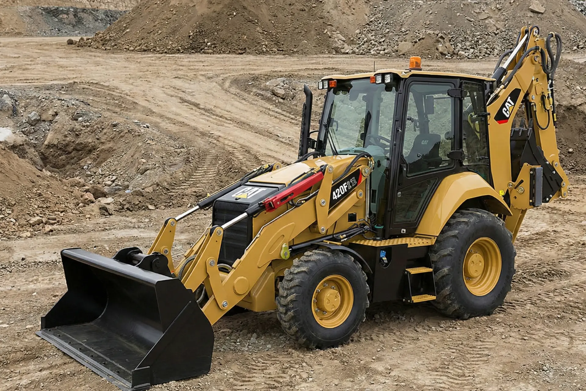 Retroexcavadora CAT 420F2 - Thumbnail 3