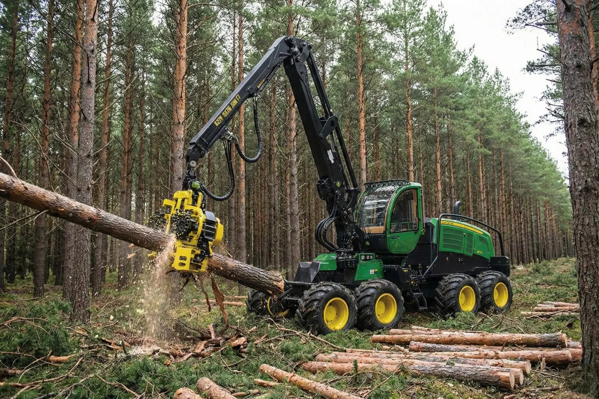 Harvester John Deere 1270G - Thumbnail 3