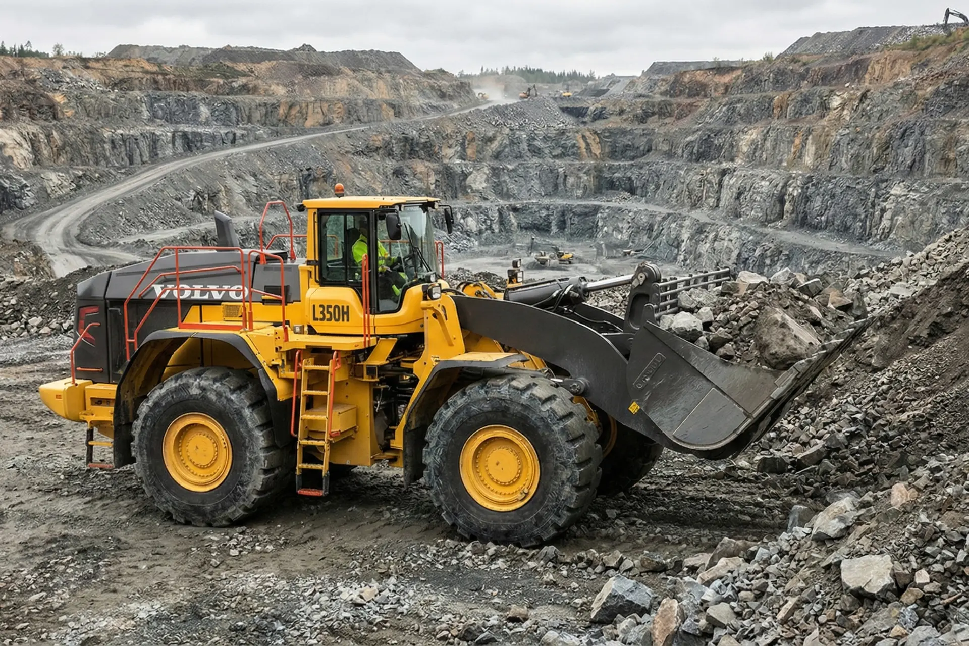 Cargador Frontal Volvo L350H - Thumbnail 2