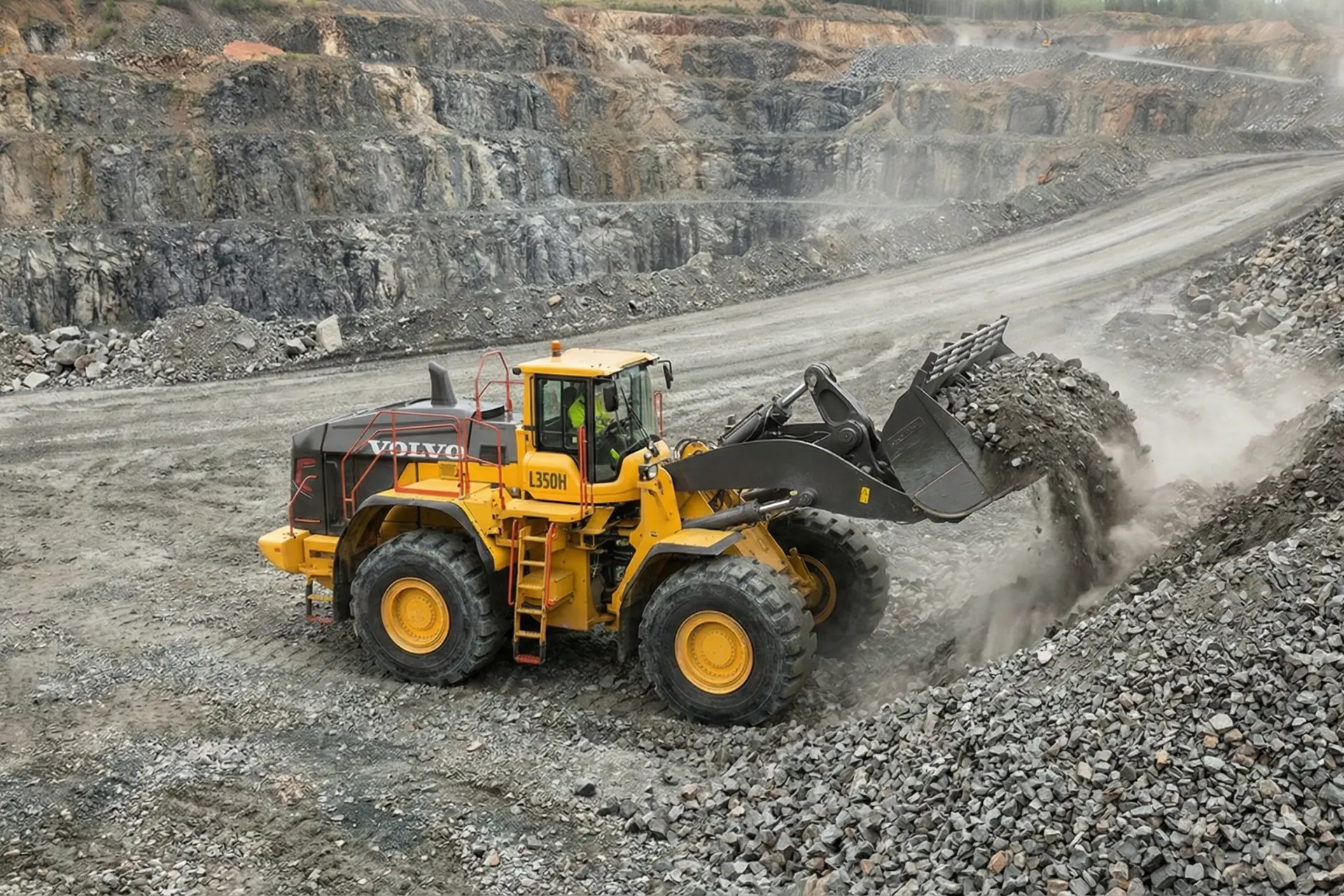 Cargador Frontal Volvo L350H - Thumbnail 3