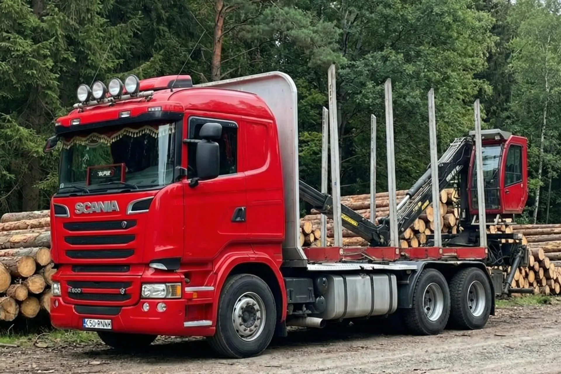 Camión Forestal Scania R500